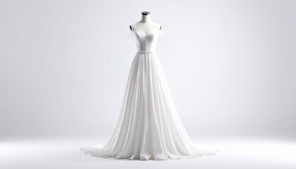 white wedding dress