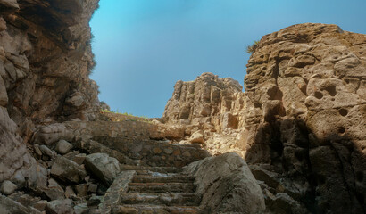 Escalera del acantilado 