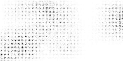 Abstract halftone gradient texture. Vanishing polka dot illustration mesh simple