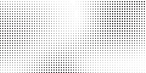 Vector halftone gradient texture. Vanishing polka dot illustration modern abstract simple