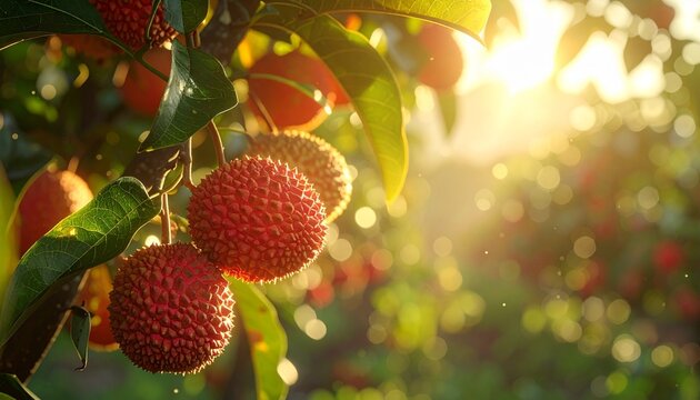 red berries on a tree