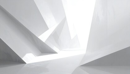Abstract white architectural interior (1)