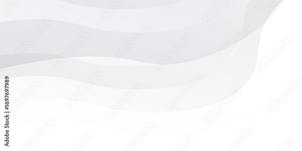 Wall mural simple white and gray background with gradient color and artistic dynamic abstract simple art modern