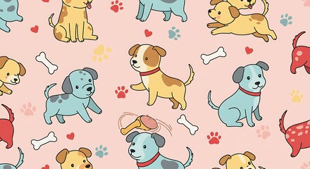 Fototapeta premium Pawsitive Vibes