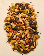 Mixed seeds healthy snack
