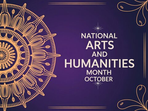 Celebrate national arts and humanities month with beautiful mandala design - Powered by Adobe