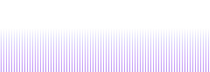 Vertikale lila Streifen mit Farbverlauf auf weißem Hintergrund