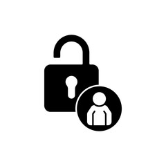 Icon a Access Control, isolated against a clean background.