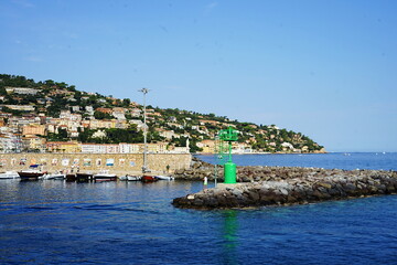 View from the sea of Porto Santo Stefano, Tuscany, Italy