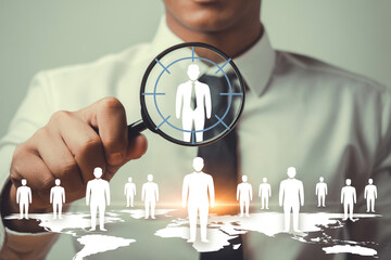 Talent acquisition recruitment strategy finding the best candidate with global hr management skills search