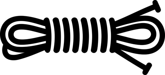 Simple rolled up rope icon © Vector Stations