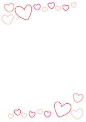 Hand-drawn Heart Frame for Message or Note