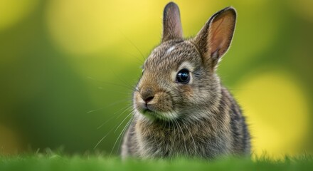 Fototapeta premium rabbit in the grass