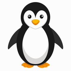 penguin on the snow