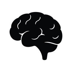 Stylized silhouette of a human brain symbolizing intelligence and learning