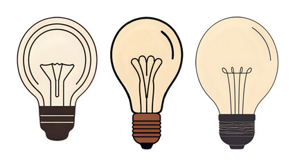 light bulb vector illustration
