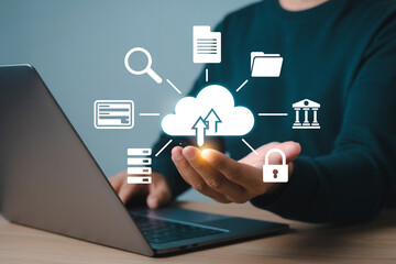 Understanding cloud computing services and data management for business security and efficiency online today