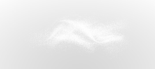 Powder, talc. Flour, sugar and salt texture isolated on transparent background. Dust, spices and seasonings effect, vector png.	
