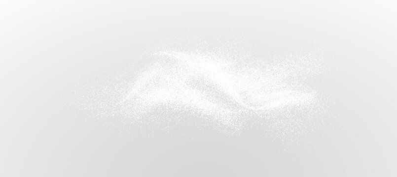 Powder, talc. Flour, sugar and salt texture isolated on transparent background. Dust, spices and seasonings effect, vector png.	
