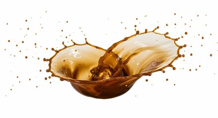 Dynamic Cola Splash Brown Liquid Crown Splash Beverage Photography Refreshing Drink Commercial Use