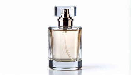 Glass perfume bottle with spray nozzle