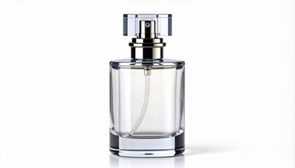 Fototapeta premium Glass perfume bottle with spray nozzle