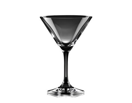 Elegant Cocktail Glass with High Resolution and Clean Design