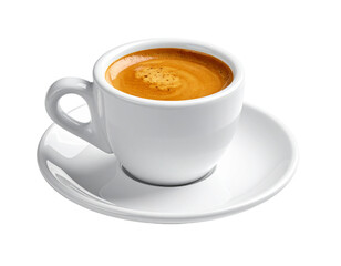 Elegant Espresso Cup with Smooth Creamy Foam