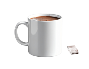 Hot Cocoa Mug in High Resolution for Print and Design