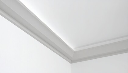 Smooth plaster reveal edge meeting soft ceiling wash modern neutral field representing architectural wall detail suitable for clean interior editorial design