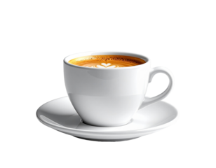 Elegant Ceramic Latte Cup on Clean Surface