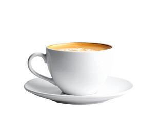 Elegant Ceramic Latte Cup in High Resolution