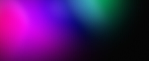 Magenta blue green light gradient abstract background
