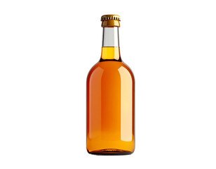 Clear Smooth Cider Bottle Without Branding