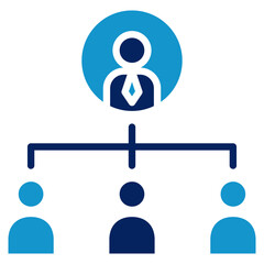 Governance Chart Icon Element For Design