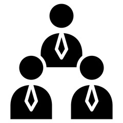 Executive Team Icon Element For Design