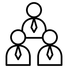 Executive Team Icon Element For Design
