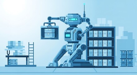 Obraz premium Robot Arm Automation.