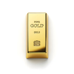 Pyramid Stack of Solid Gold Bullion Bars, Representing Accumulated Wealth, Financial Stability and Investment Success