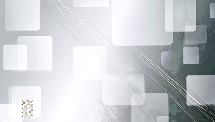 Abstract graphic design with squares and lines