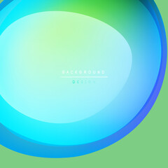 Abstract background features smooth color gradients. Blue, green hues blend creating soft visual effect. Minimalist design, modern aesthetic.