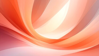 Abstract swirl of soft coral hues