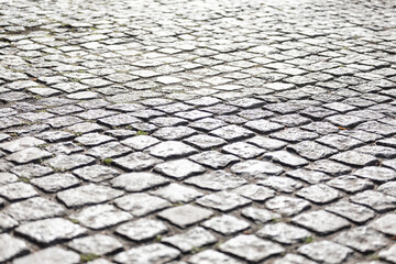 nawierzchnia z kostki brukowej © mydayphoto