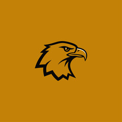 Eagle icon flat vector design. 01