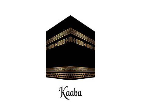 Kabba vector illustration, Islamic icon