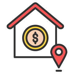 Map Icon Element For Design