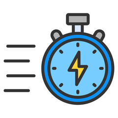 Quick Service Icon Element For Design