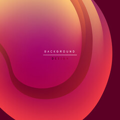 Abstract gradient background. Overlapping layers create fluid, colorful shapes. Warm tones dominate composition. Minimalist design.