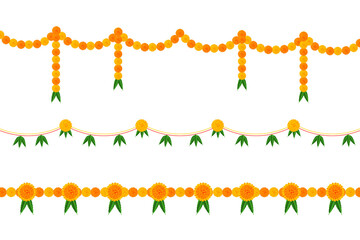 Marigold flower hanging garland: occasion, reception, welcome, marriage, ethnic, invitation, engagement, image, wedding, bride, worship, deepavali, puja, dussehra, diwali, divali, durga, hindu, indian