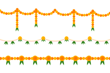 Marigold flower hanging garland: occasion, reception, welcome, marriage, ethnic, invitation, engagement, image, wedding, bride, worship, deepavali, puja, dussehra, diwali, divali, durga, hindu, indian